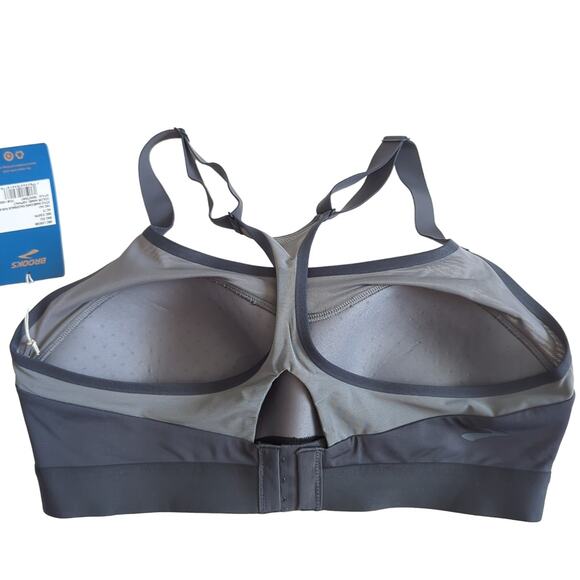 Brooks Dare Racerback Run Womens 36C Bra High Impact Running Workout Supportive - Picture 5 of 6